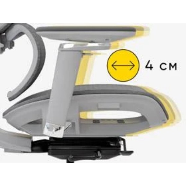 Фото - Кресло офисное Mealux S4 Air Grey (HF-S4 M/G)